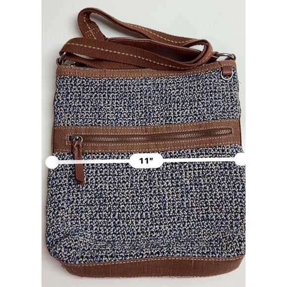 The Sak Lucia blue and white crochet crossbody bag - Picture 4 of 8